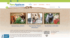 Desktop Screenshot of pawsapplause.com